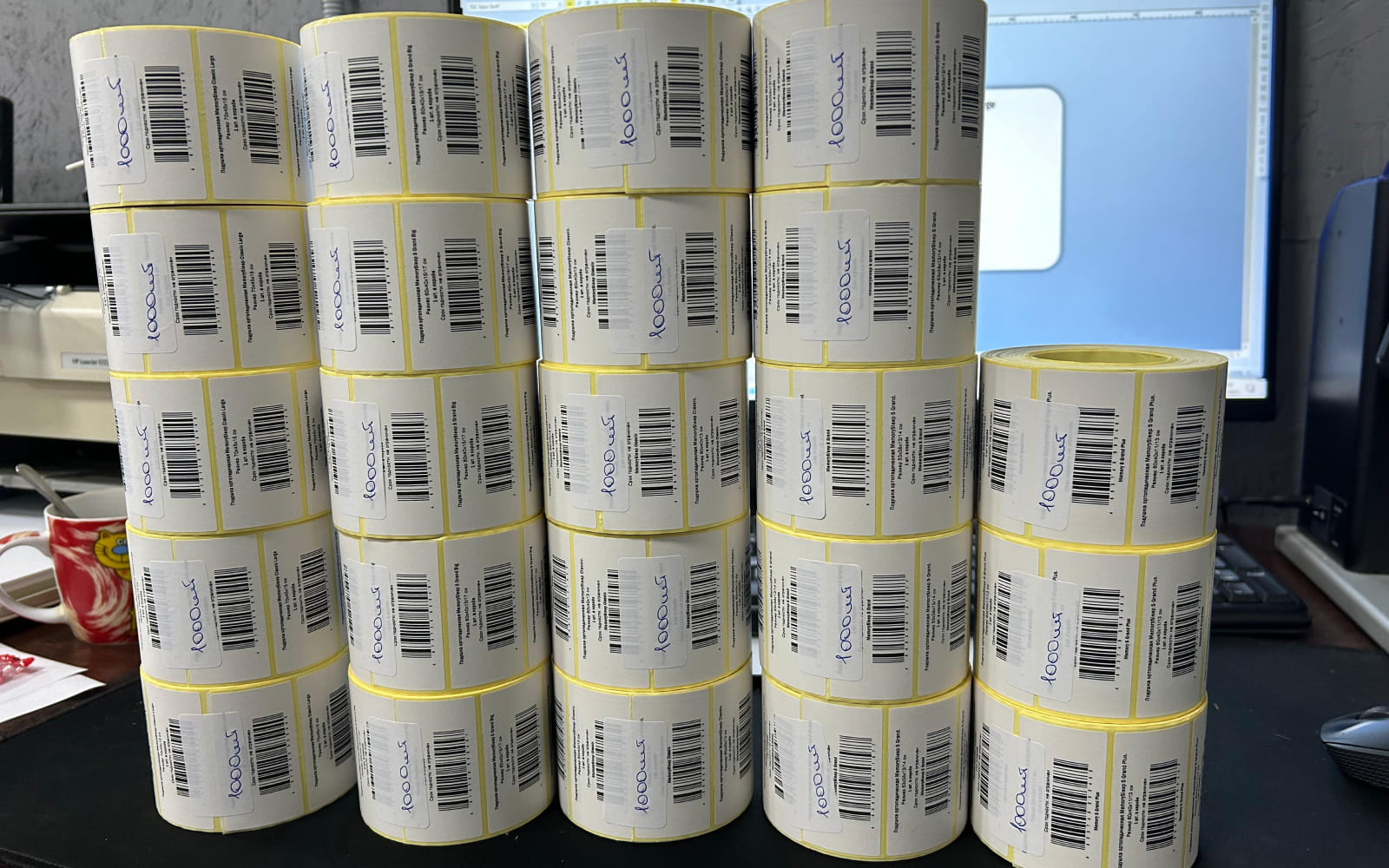 Пример печати этикеток 7